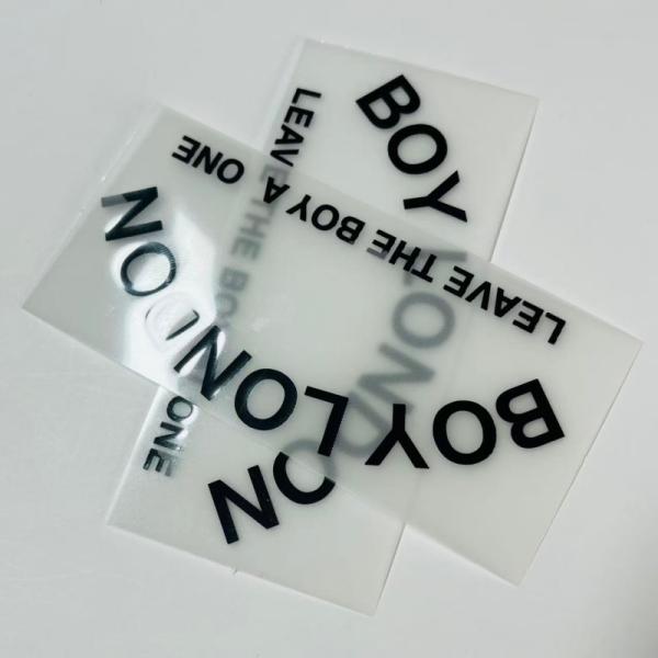 Technical Printing Heat Transfer Clothing Labels with Performance