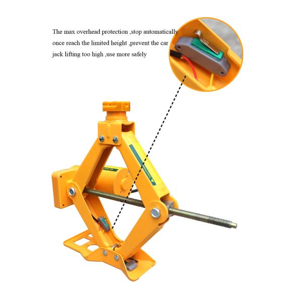 auto emergency tools electric jack with inflating pump and tow rope