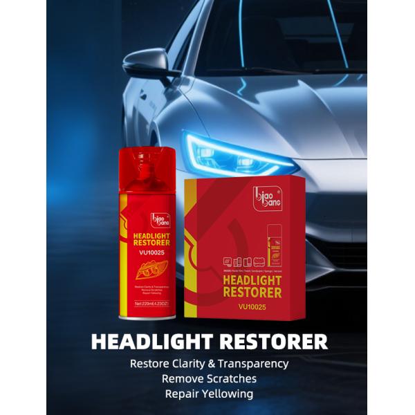 220ml Car Headlight Repair Spray Professional Removes Yellowing Surface Scratche And Oxidation 0