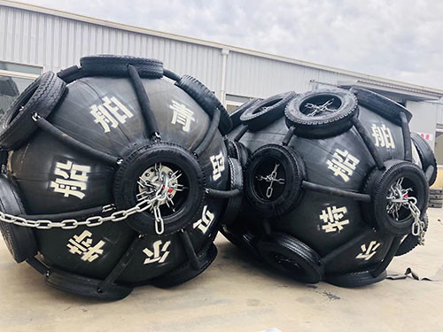 Dia 600mm Length 1000mm Floating Pneumatic Fender Explosion Proof