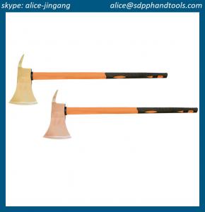 Cheap Beryllium bronze alloy pick head axe, aluminum bronze alloy pick axe, copper axe with pick, non sparking pick axe wholesale