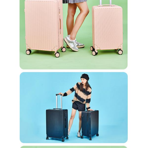 888 Luggage New Model Luggage Case Durable College Student Trolley Suitcase Multi-Directional Wheels Travel Case Carry-On with Combination Lock hard