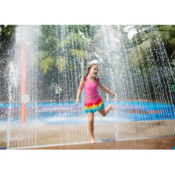 Galvanized Pipe Kids Water Playground Interactive Children'S Splash Park