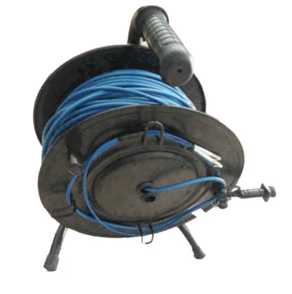 Outdoor Height Control Fiber Storage Reel Fiber Optic Cable Drum Spool Cart