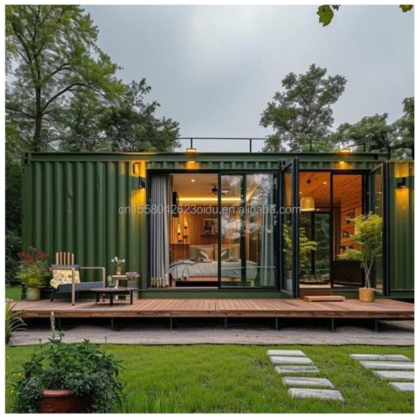 Outdoor 40ft or 20ft Modern Design Expandable Container Home Prefab Residential Prefabricated Tiny House for Living Steel Material