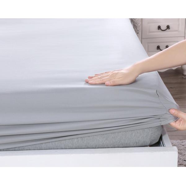 Super King Size Solid Microfiber Bedding Sheets Set with Woven Fabric and OEM Service