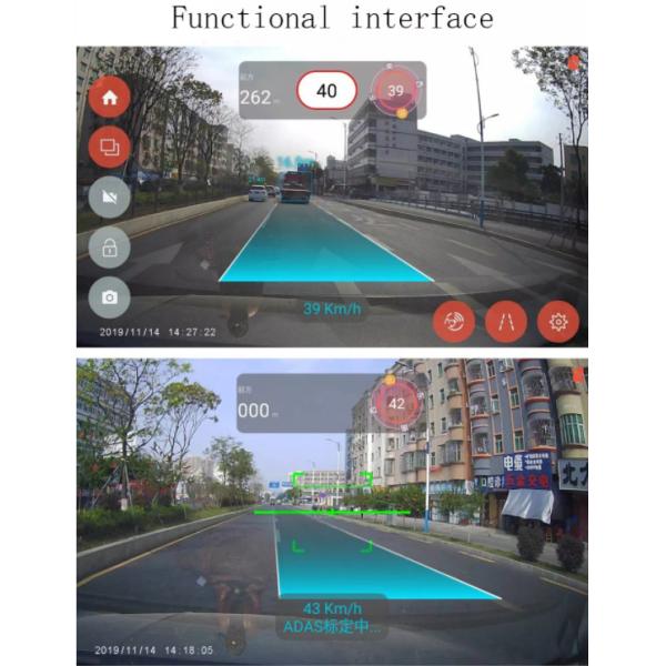 Car USB DVR Motion Activated Dashcam Full HD Wifi Adas Camera For Android System