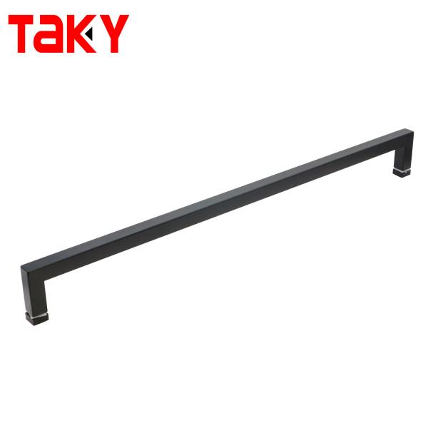 Square Glass Door Handle Stainless Steel 304 Shower Cabin Handle for Tempered Glass Door