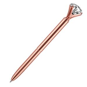 Personalized Diamond Crystal Metal Ballpoint Pen for Gift 2.5g 0.35mm Writing