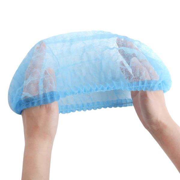 Waterproof Anti Dust 5gsm 19 Inches Disposable Bouffant Cap