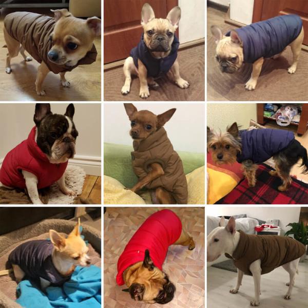 Winter Warm Pet Clothes Vest Jacket Puppy Dog Clothes For Small Medium Large Dogs