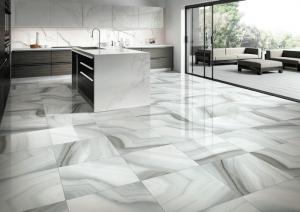 Cheap Ceramic Modern Grey Bathroom Tiles / Porcelain Tile That Looks Like Stone wholesale