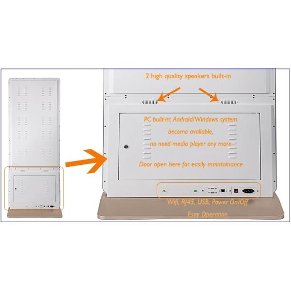 Indoor Standing Digital Signage Kiosk LCD Magic Advertising Smart Touchscreen Mirror Kiosk