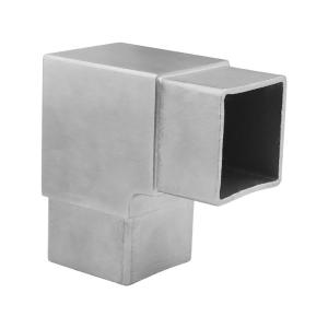 China Stainless Steel Handrail 45 Degree Square Tube Railing Tee Elbow on sale