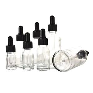 Air-Tight Seals Glass Essential Oil Bottle Standard Empty 5ml 10ml 15ml 20ml