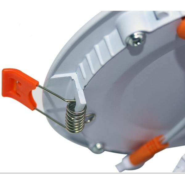 Round Recessed AC265V Ra80 Led Ceiling Panel Lights 80lm/w