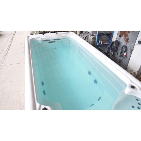 5 Foot Rectangular 2 Person Corner Bathtub 1700x650mm With Video