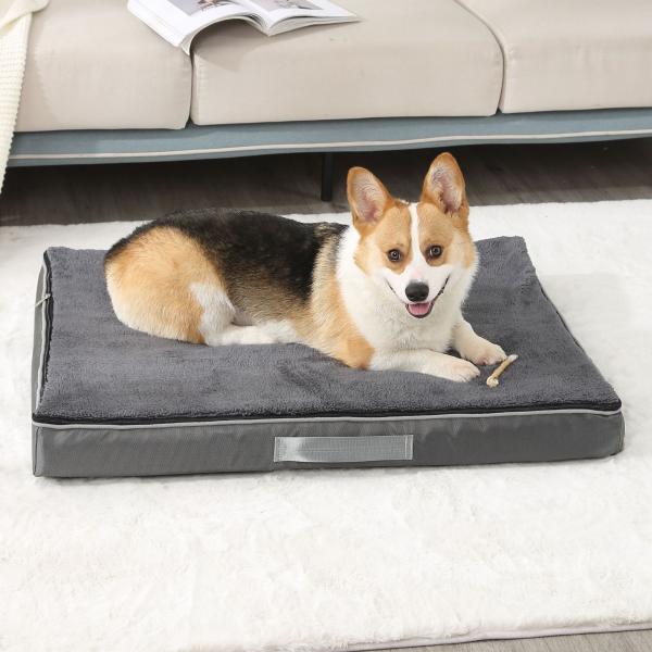 waterproof memory foam dog bed