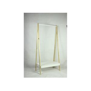 Cheap White 75cm Long 160cm High Coat Rack With Shoe Bench wholesale