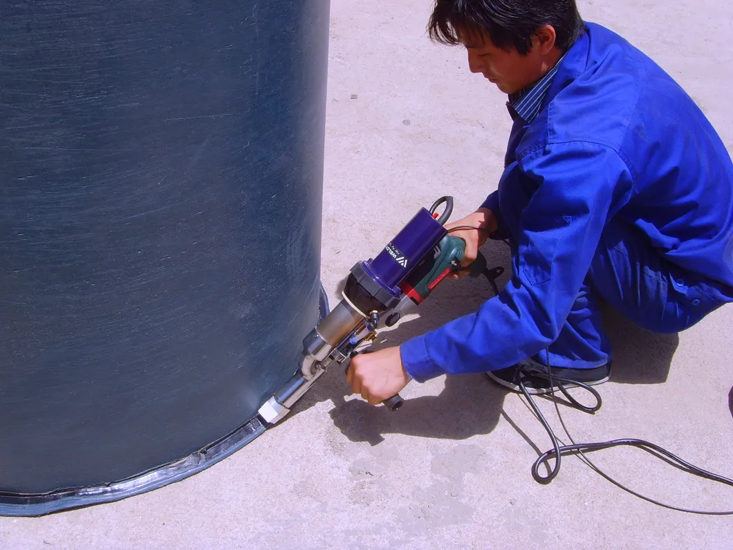 Plastic Welding Gun Machine / Extruder Motor Power 1100W Hand Welding