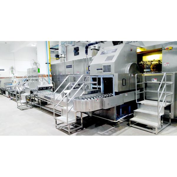 White Sugar Cone Production Line With Chain Food Conveyor