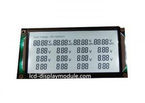 Cheap Three Lines Series TN LCD Panel Screen 52 Digits Monochrome Segment White LED wholesale