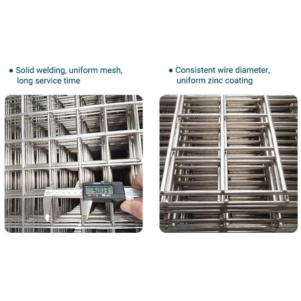 Heavy Duty Galvanized Welded Wire Mesh Fencing Panels 1/2 Inch