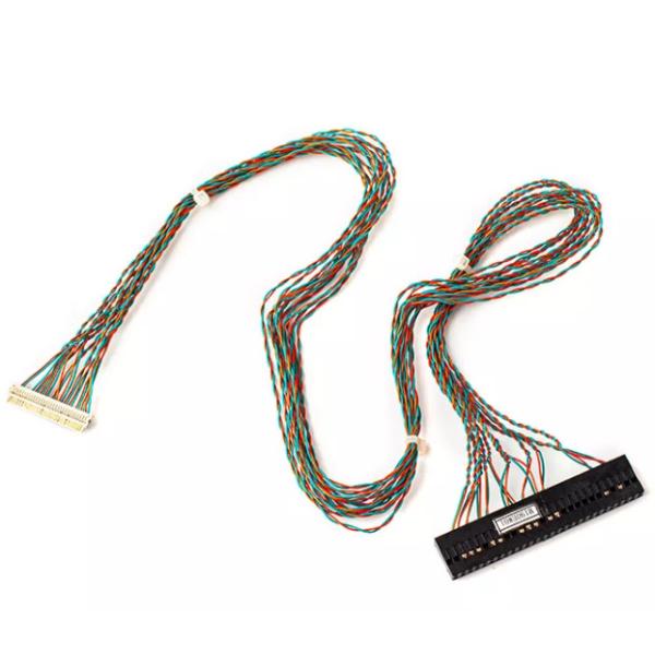 Quality Molex 1.8m Cable Harness Assembly Nickel Long Flat Coaxial for sale