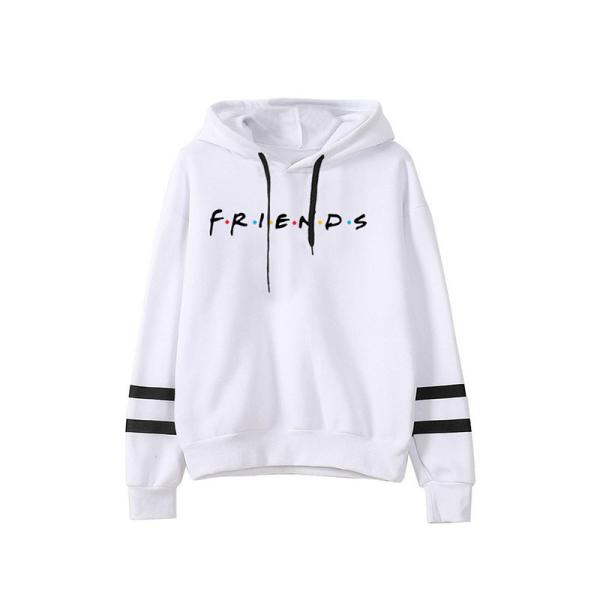 Printing Logo Woman Sweatshirt Hoodie Autumn Fleece White Sport Oversize
