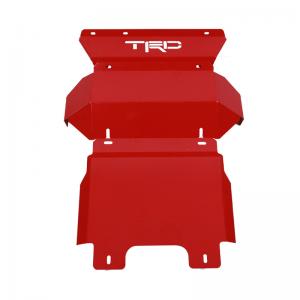 China Under Guard Pickup Truck Skid Plate Steel Red Engine Protecting Cover For Toyota Tacoma on sale