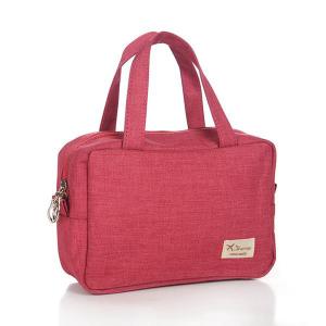 Cheap Big Canvas Womens Travel Makeup Organizer , Makeup Kit Bags wholesale