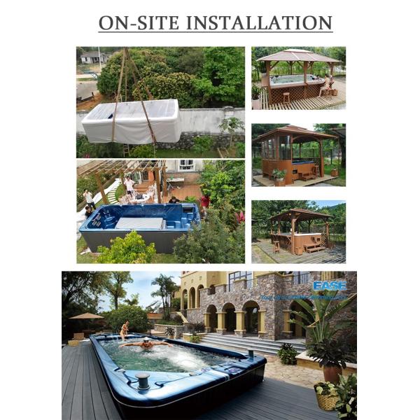 Europe 5 Persons Outdoor Spa Hot Tub With Massage Function Spa Tub