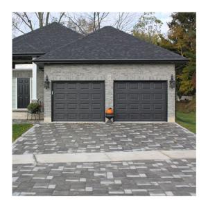 China Industrial Sectional Glass Aluminum Garage Door 6000-7000mm Width on sale