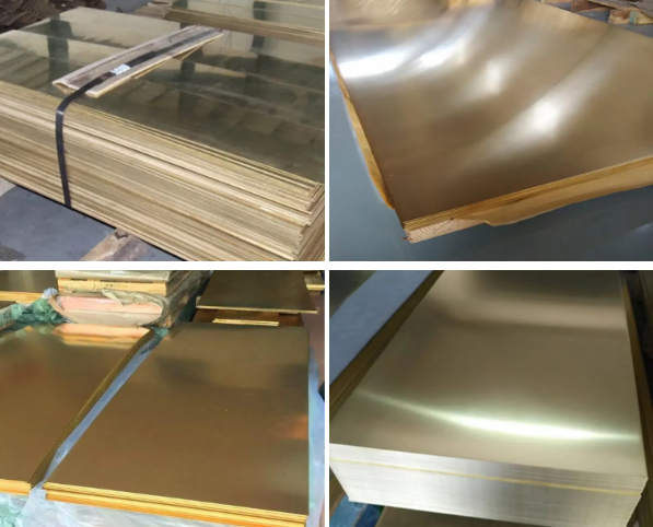Building Decoration Industry High Strength Copper Plated Sheet Metal C26000 C26800 C27000