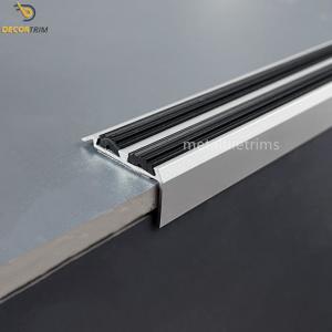 China 38*20mm Aluminum Effect Tile Step Edge Trim Stair Nosing Tile Trim on sale
