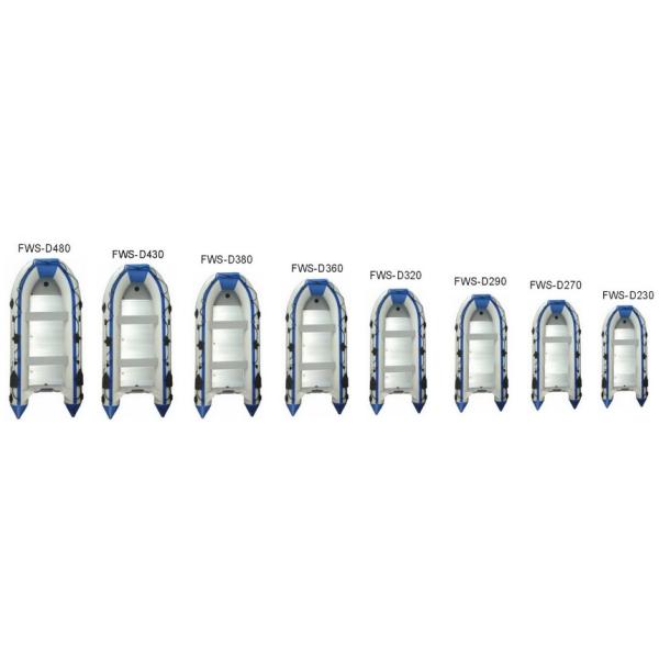 CE Approved Foldable Inflatable Boat with outboard motor 2.3m-6.0m