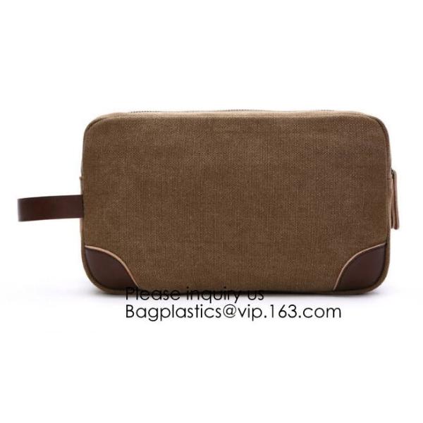Customized luxury canvas Korean makeup pouch travel cosmetic bag,Promotional Eco friendly Cotton Canvas Zipper Makeup Co