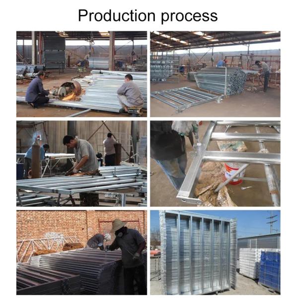 Galvanized Portable Horse Panels Corral Panel Fence 1.8m x 2.1m