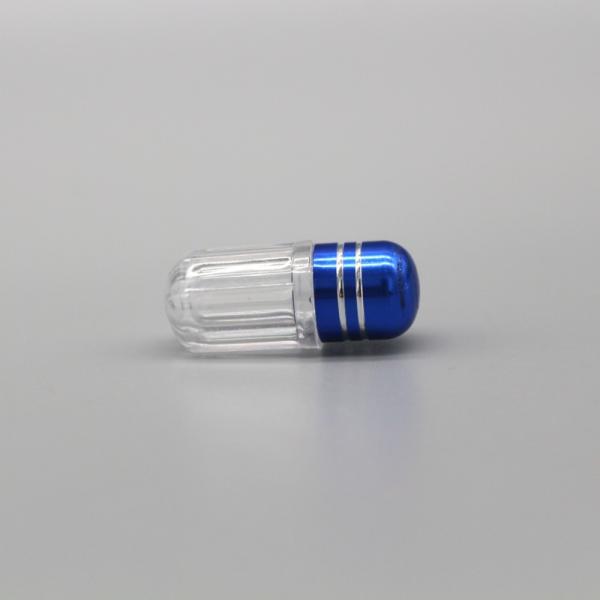 Plastic Blister Single Pill Container 3ml ISO9001 Metal Cap