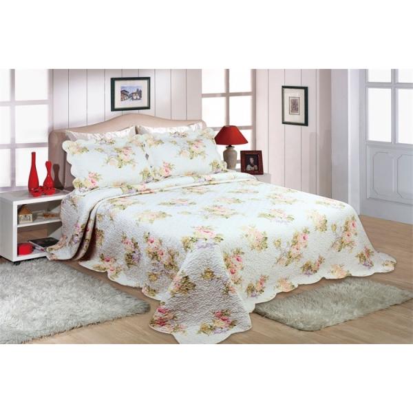 Household Printed Quilt Set Lightweight 220x240 / 240x260cm Machine Washing