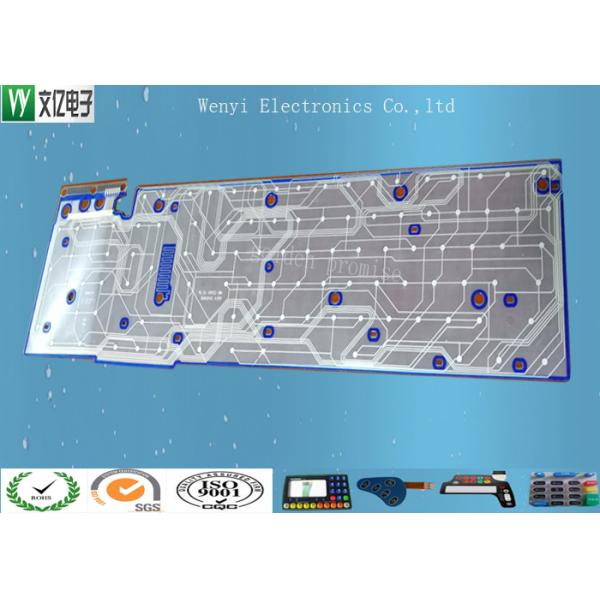 Single Layer PET Flex Circuit Board Carbon Paste For Toy Game Player Membrane Switch