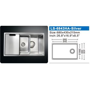 Commercial Integrated Stainless Steel Kitchen Sink Stretching Basin ODM