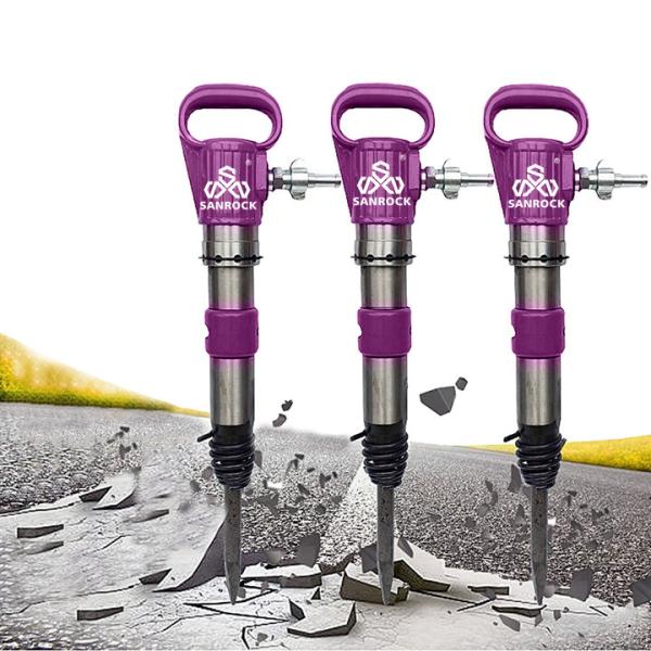 Compact and Powerful Pneumatic Jack Hammer for Small Rock Drilling Machine