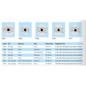 Round 50mm 55mm Disposable ECG Electrode Disposable Ecg Leads