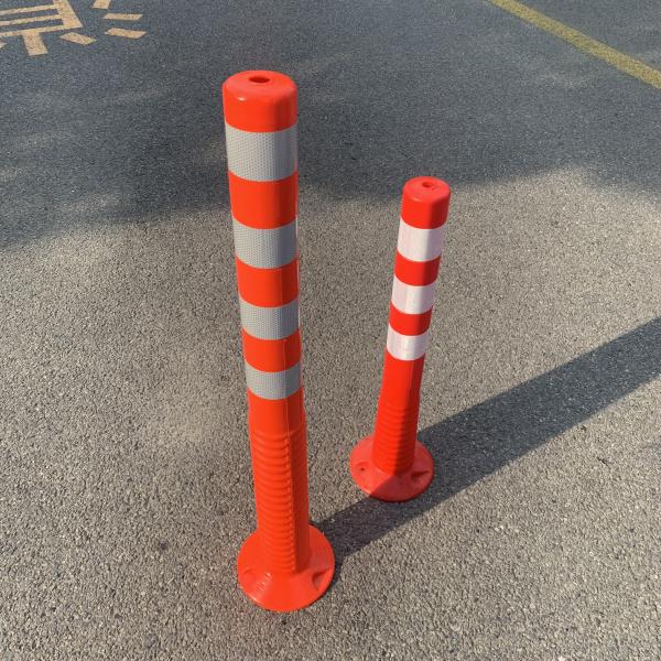 1000mm Flexible PU Warning Post 100cm 40" Inch Spring Delineator Post