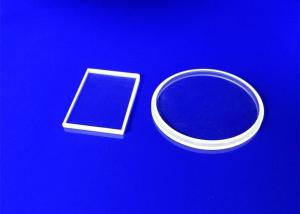 Cheap High Precision Quartz Glass Sheet , Quartz Products Clear Color Convex Lens wholesale