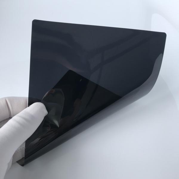 Black-Silver Solar Window Film with 2 mil Thickness 5.3% VLT and 88.0% IRR for Home Office Safety Protection