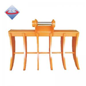 China Alloy Steel Q355 Alloy Steel Stone Rake For Digger Dozer Ripper Attachment on sale