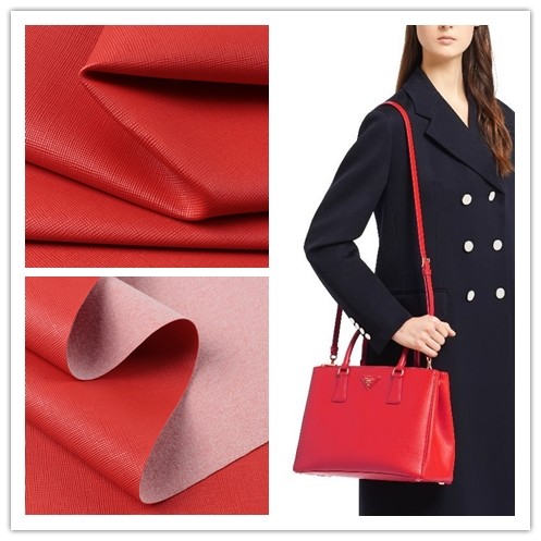 1.0mm Brushed Bottom PVC Fabric Classic Saffiano Leather Handbag Luggage Purse Sofa Furniture Accessories