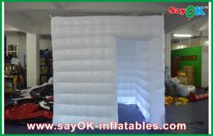 China Inflatable Photo Booth Enclosure Safe Waterproof Mobile Photo Booth White Oxford Cloth / PVC Coated on sale